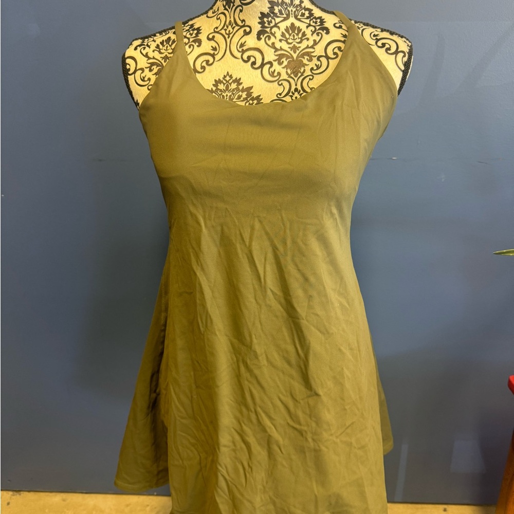 HALARA Olive Green Mini Dress